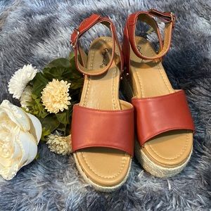 Platform Espaldillas sandals